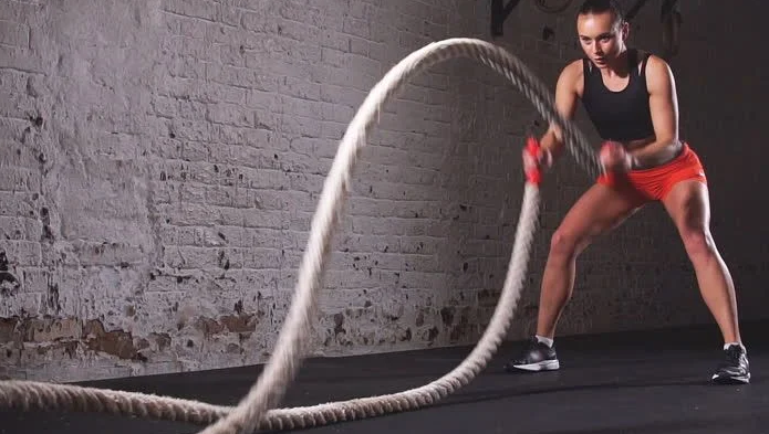 Battle Rope HIIT Workout
